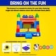 preview thumbnail 4 of 3, Pogo Bounce House Crossover Kids Inflatable Bounce House with Blower, Building Block Jumper