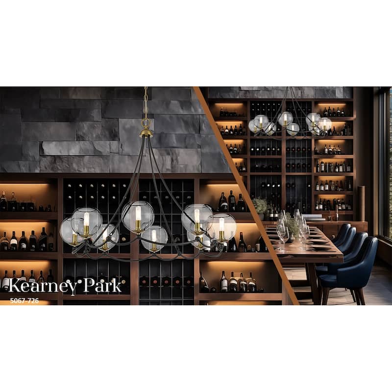 Minka Lavery 5067 Kearney Park 8 Light 35" Wide Vantage Chandelier