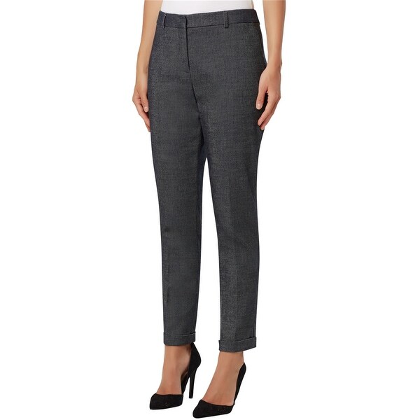 blue striped dress pants