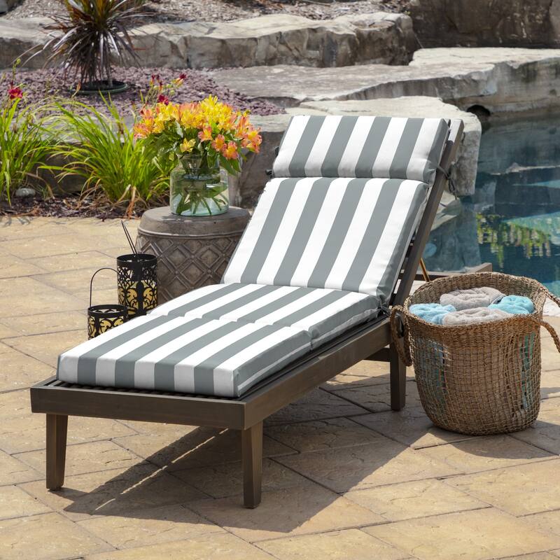 ARDEN Outdoor 72 x 21 in. Chaise Lounge Cushion
