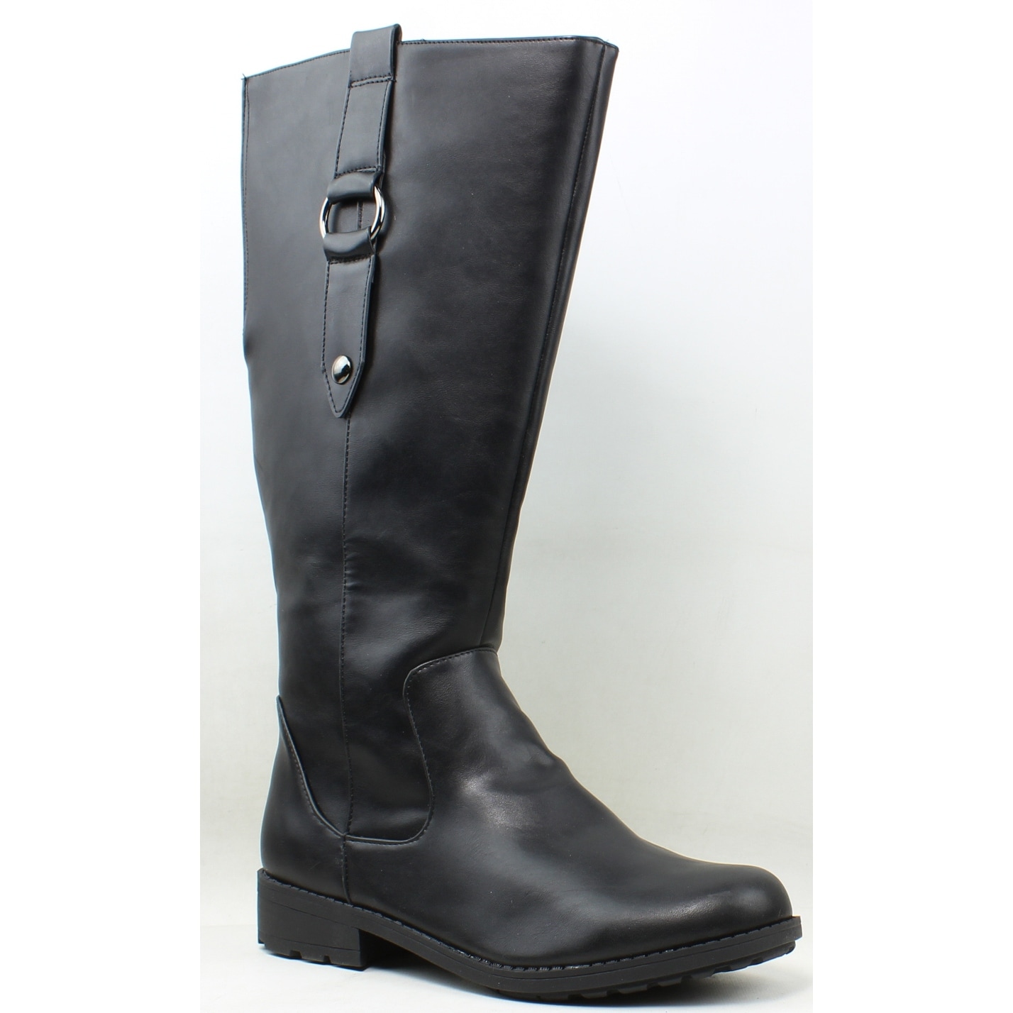 womens black riding boots size 9
