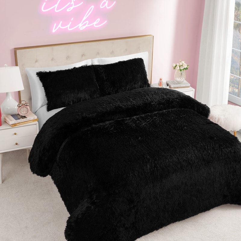 Juicy Couture Shaggy Comforter Sets with Shams