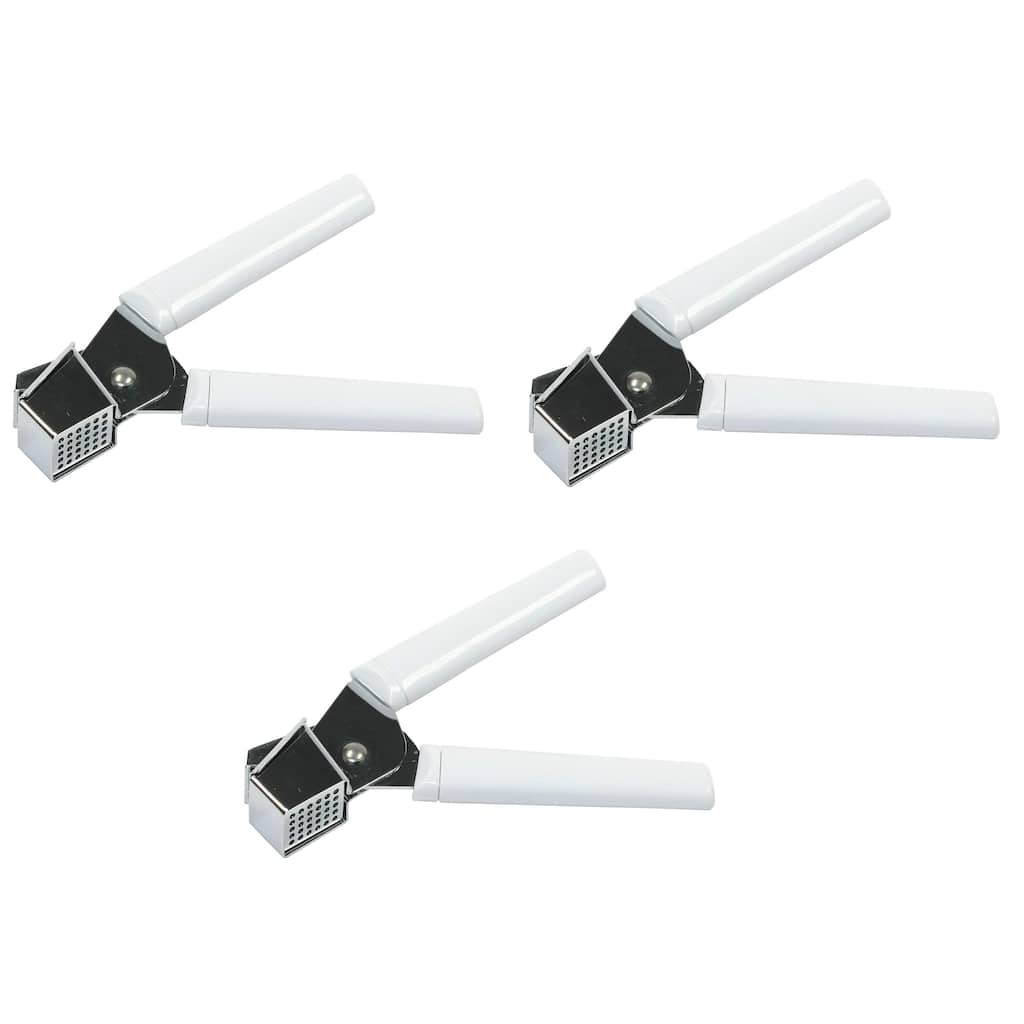 Chef Craft Manual Garlic Clove Mincer & Spice Hand Press - Also for Onions, Ginger, Lemon Peel