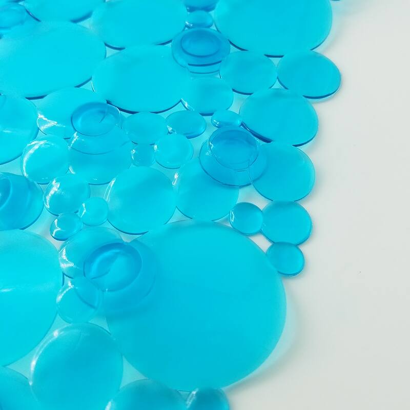 Bubbles Non-Slip Oval Bathtub Mat 28 L x 15 W