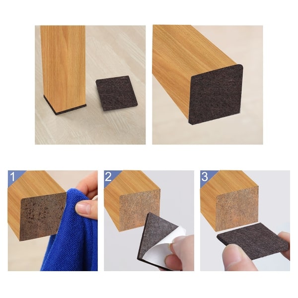 Non-slip Felt Furniture Pads Protect Hardwood Floors Reduce Noise