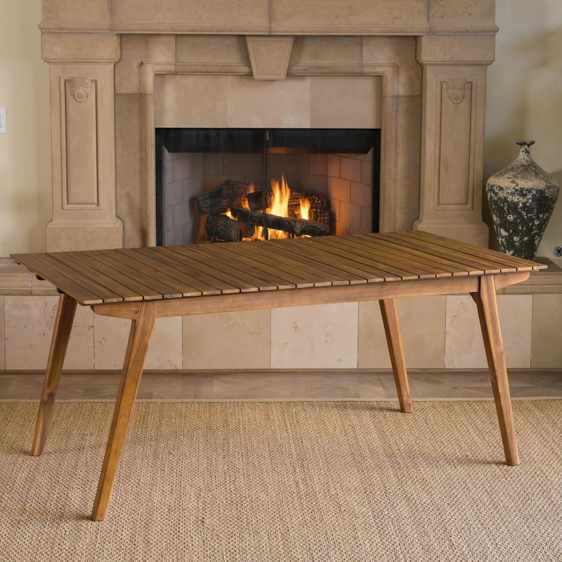 Outdoor Solid Wood Dining Table