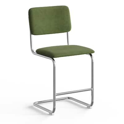 Hayward Velvet Counter Height Stool (Set of 2)