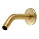 preview thumbnail 3 of 10, Kingston Brass Trimscape 6-Inch Shower Arm with Flange Brushed Brass