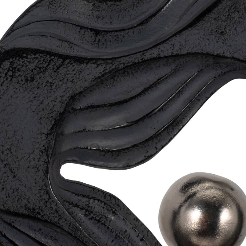 Sagebrook Home Modern Aluminum & Iron Decorative Vase - Sleek Contemporary Metal Accent