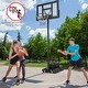 preview thumbnail 16 of 15, 4.25-10 Feet Adjustable Basketball Hoop System with 44 Inch Backboard
