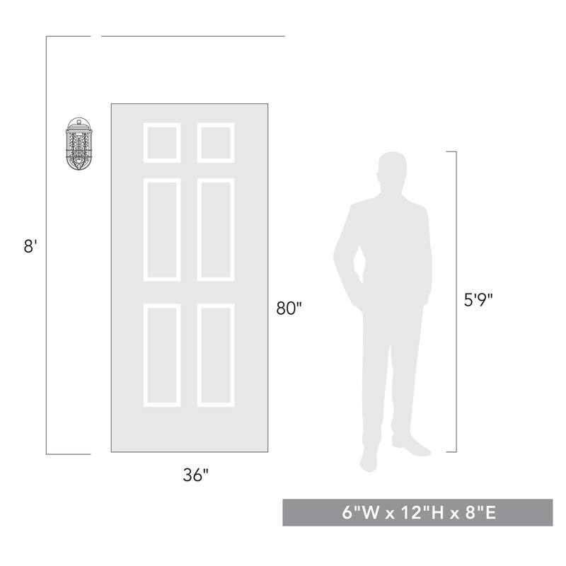 Golden Lighting Seaport Outdoor Wall Sconce