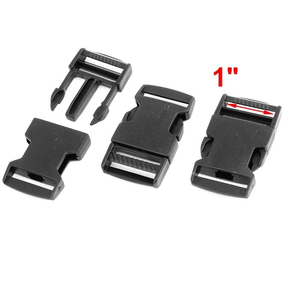 1 1//2 Replacement Belt Connecting Black Plastic Quick Release Buckle