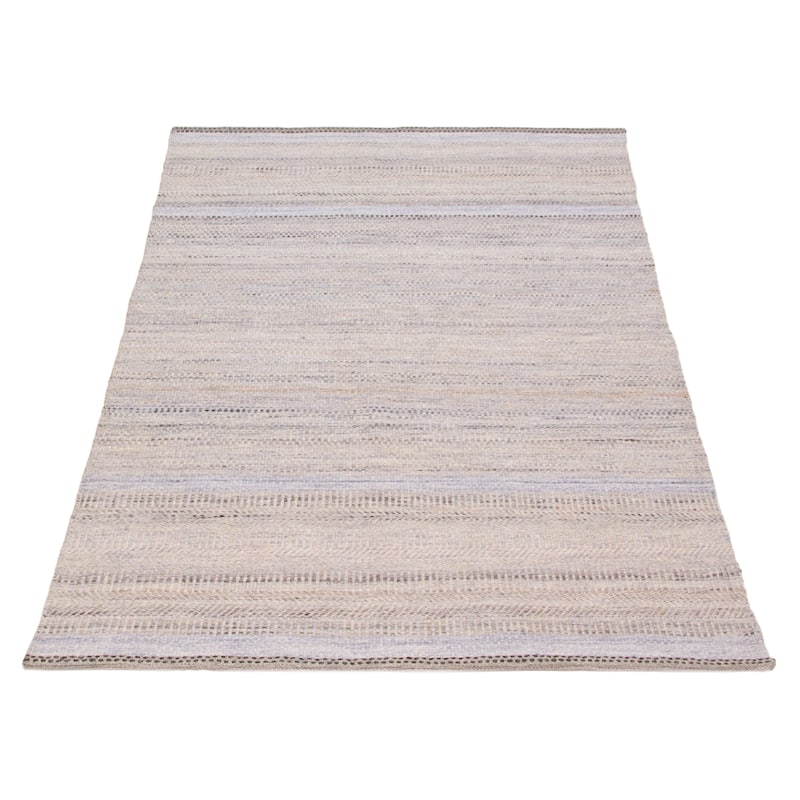 Nevada Denim Blue Kilim 5'0" x 7'8" - 5'0 x 7'8