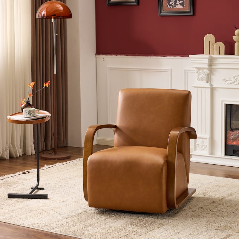 Meditation chair, an ergonomic cross-legged seating chair with lumbar support and a height-adjustable seat cushion - Antique brown