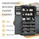 preview thumbnail 6 of 30, Roomfitters 71 Inch Freestanding Kitchen Pantry with 8 Pull-Out Trays and Door Shelves, Shaker Cabinet