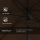 preview thumbnail 44 of 99, Pompano 9ft Crank Lift Push Button Tilt Round Patio Umbrella by Havenside Home, Base Not Included