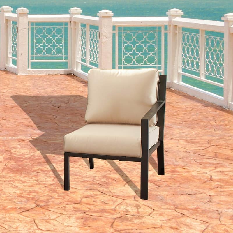 Patio Festival Outdoor X-Back Collection Patio Left Arm Chair