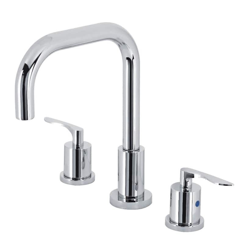 Kingston Brass Serena 1.2 GPM Widespread Bathroom Faucet with Pop-Up - Polished Chrome