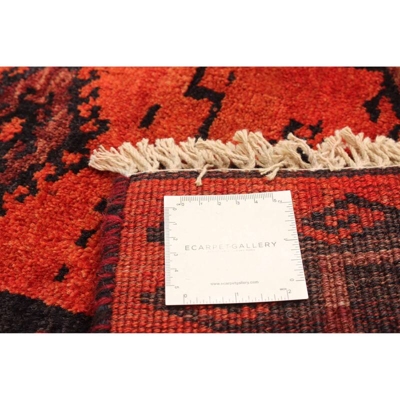 ECARPETGALLERY Hand-knotted Melis Vintage Red Wool Rug - 5'10 x 7'0