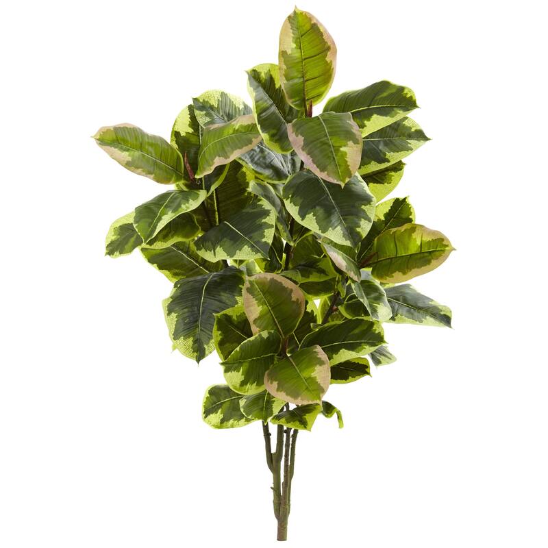 40" Rubber Leaf Artificial Plant (Real Touch) (Set of 2) - 40