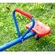 preview thumbnail 4 of 5, Extendable Outdoor Red and Blue Metal Rotating Seesaw