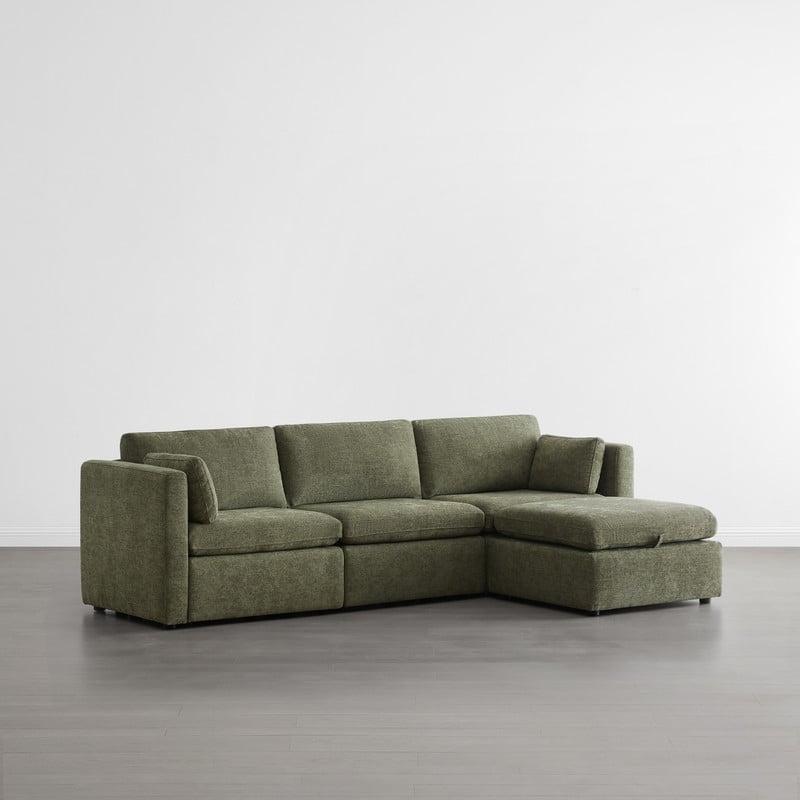 Celia Oversized Modular Sectional Fabric Sofa Set