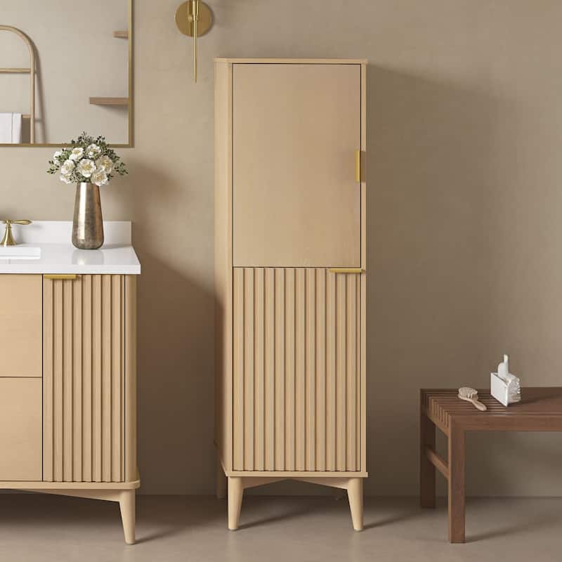 Gabi Bathroom Vanity with White Engineered Stone Top