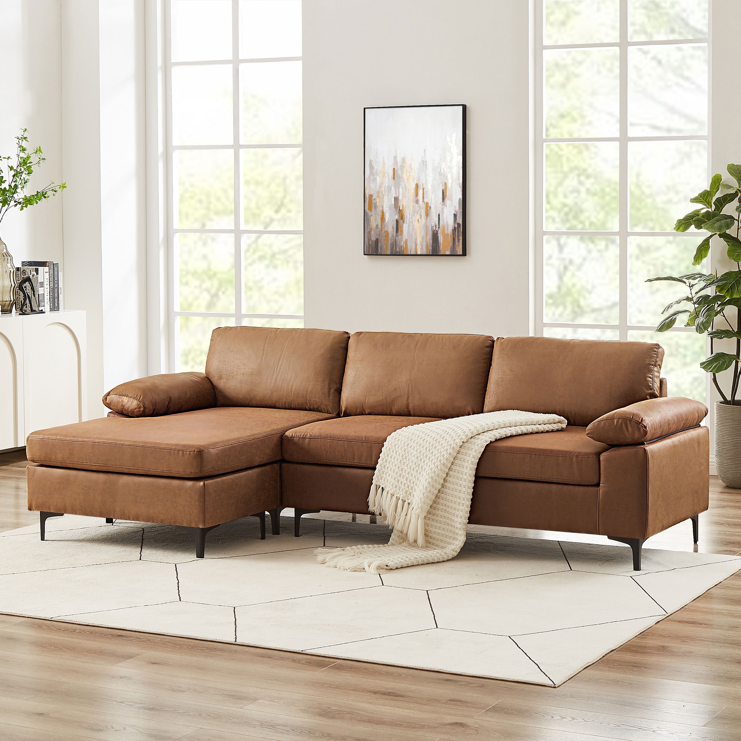 Faux Suede Sectional Sofas - Bed Bath & Beyond