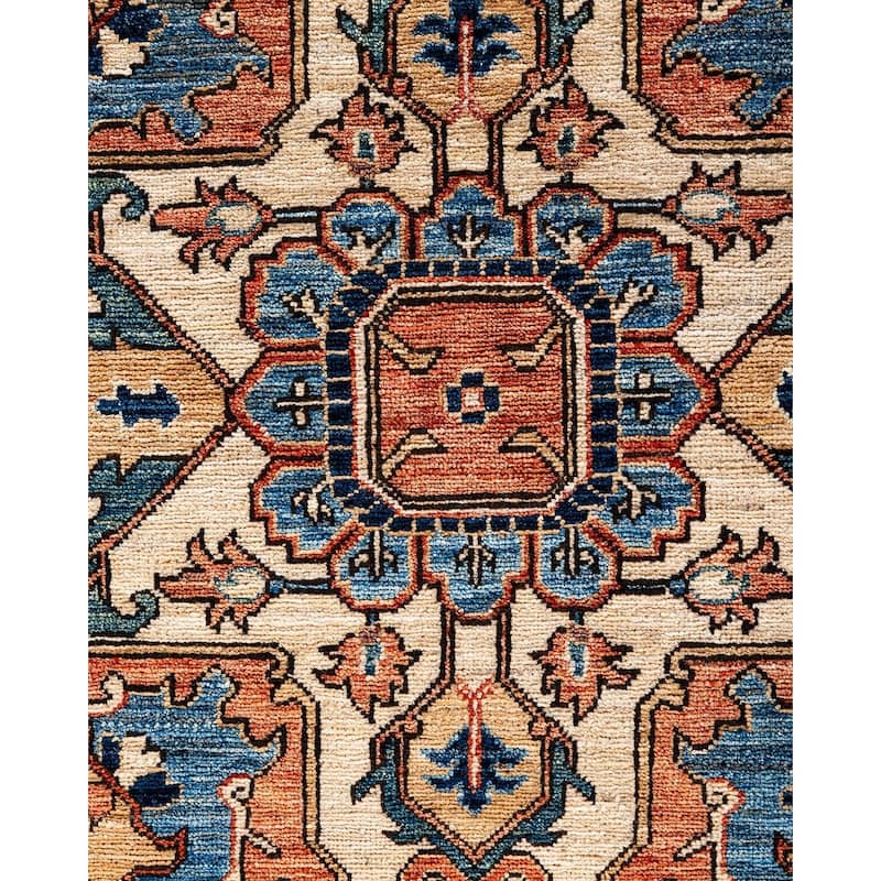 Serapi One-of-a-Kind Hand-Knotted Area Rug - Red, 8' 2" x 9' 11" - 8' 2" x 9' 11"