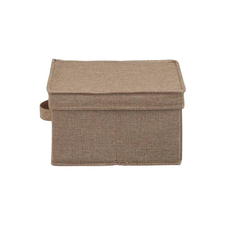 Household Essentials Storage Box with Fully Removable Lid, Set of 2