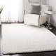 preview thumbnail 112 of 123, SAFAVIEH August Shag Veroana Solid 1.5-inch Thick Rug 3' x 5' - White - Rectangle