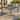 56.3in Outdoor Patio Aluminum Square Wood-Like Tabletop Weather-Resistant Dining Table with Umbrella Hole