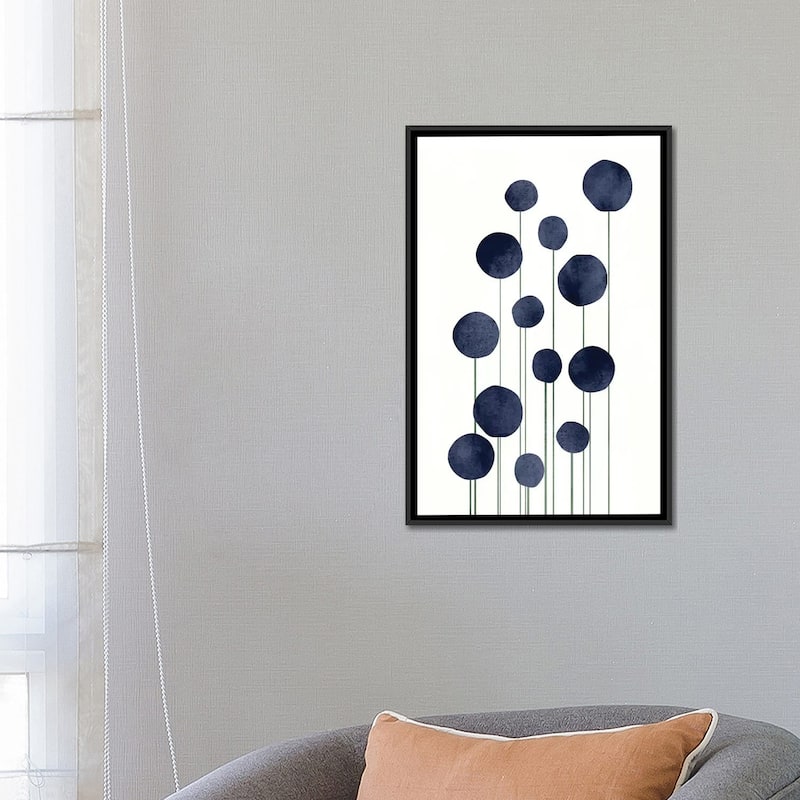 iCanvas "Water Flowers" by Kubistika Framed Canvas Print