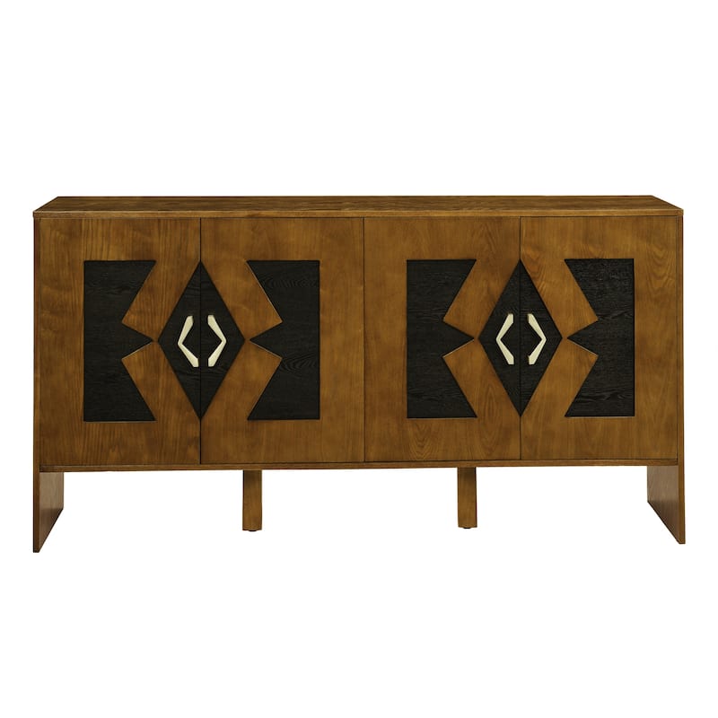 60" Mid Century Modern Sideboard Buffet Cabinet with Storage, TV Media Console, Storage Cabinet