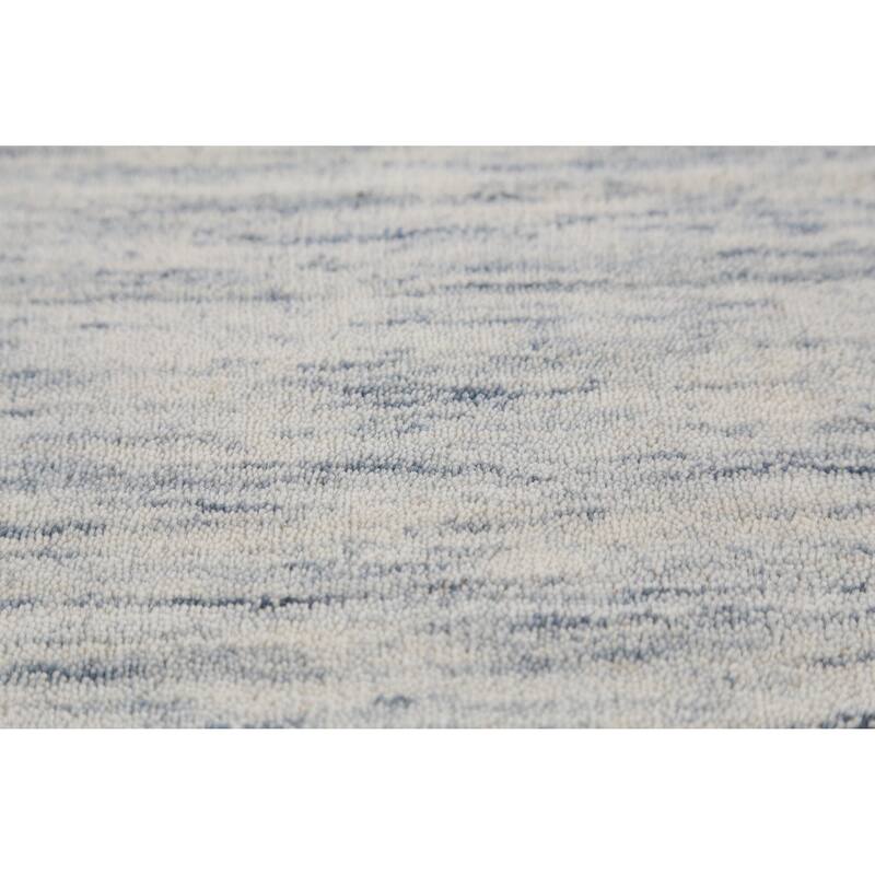 Tribal Gabbeh Indian Area Rug Hand-Knotted Beige Modern Wool Carpet - 8'3" x 9'11"