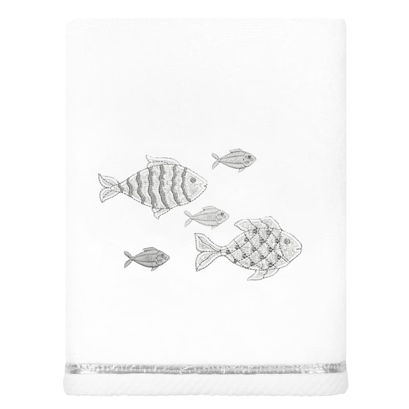 Authentic Hotel and Spa Turkish Cotton Figi 3PC Embellished Towel Set