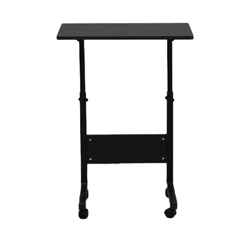 Removable E1 15MM Chipboard & Steel Side Table with Baffle Black