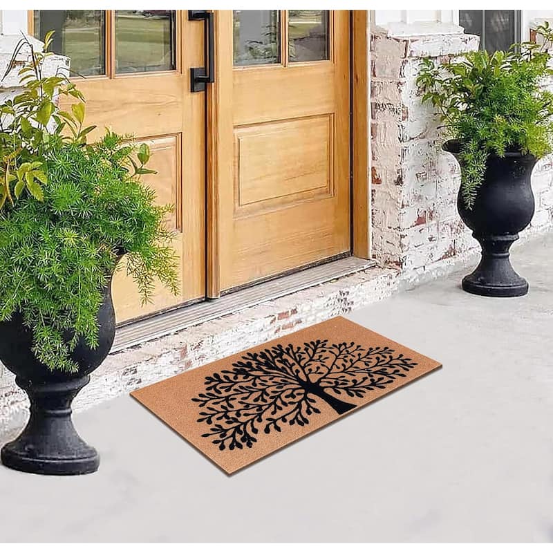 A1HC Entrance Durable Thin Profile Heavy Duty Non-Slip Flock Doormat