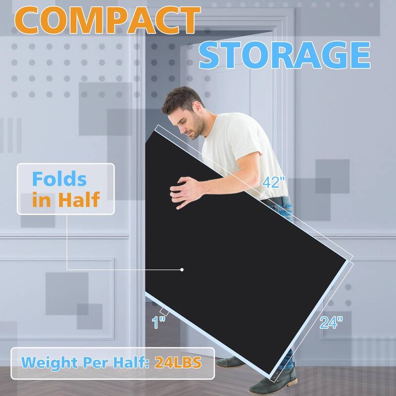 Foldable Ping Pong Conversion Top with Net & Post Included