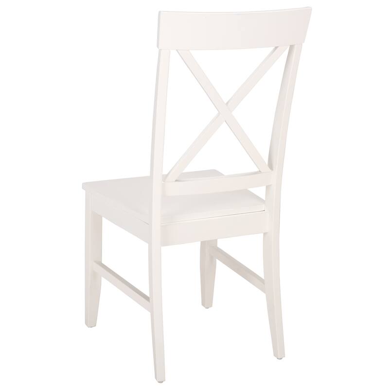 SAFAVIEH HOME Ksenia X-Back Side Chair - 18"W x 22"D x 38"H
