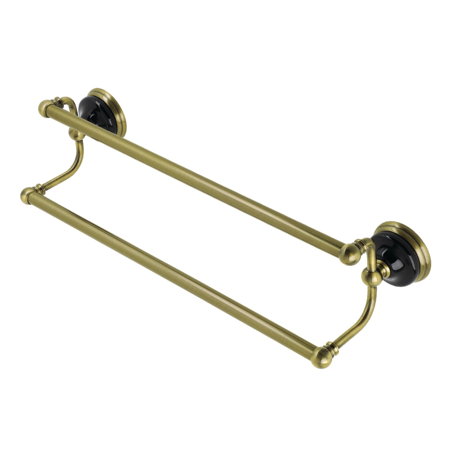 Kingston Brass Water Onyx 24-Inch Dual Towel Bar