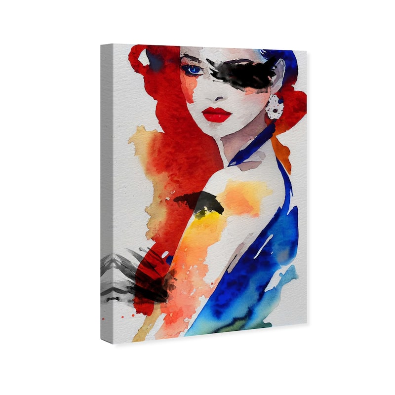 Wynwood Studio Fashion and Glam Mabella II Red and Modern & Contemporary Wall Art Canvas Print