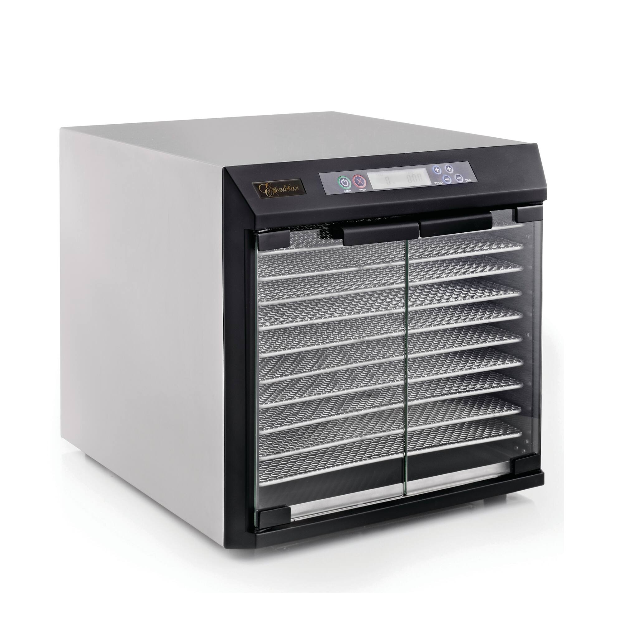 Excalibur 600W Stainless Steel 10 Tray Commercial Food Dehydrator Bed