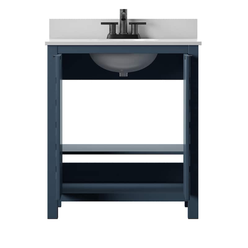 30" Single Bathroom Vanity with Countertop Sink Included