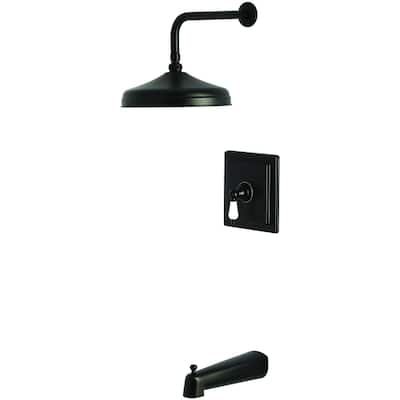 Kingston Brass KB614.PL Tub and Shower Trim Package with 1.8 GPM
