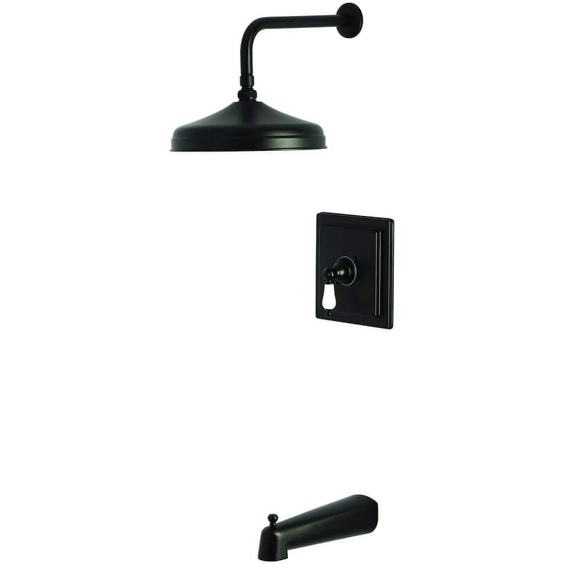 Kingston Brass KB614.PL Tub and Shower Trim Package with 1.8 GPM