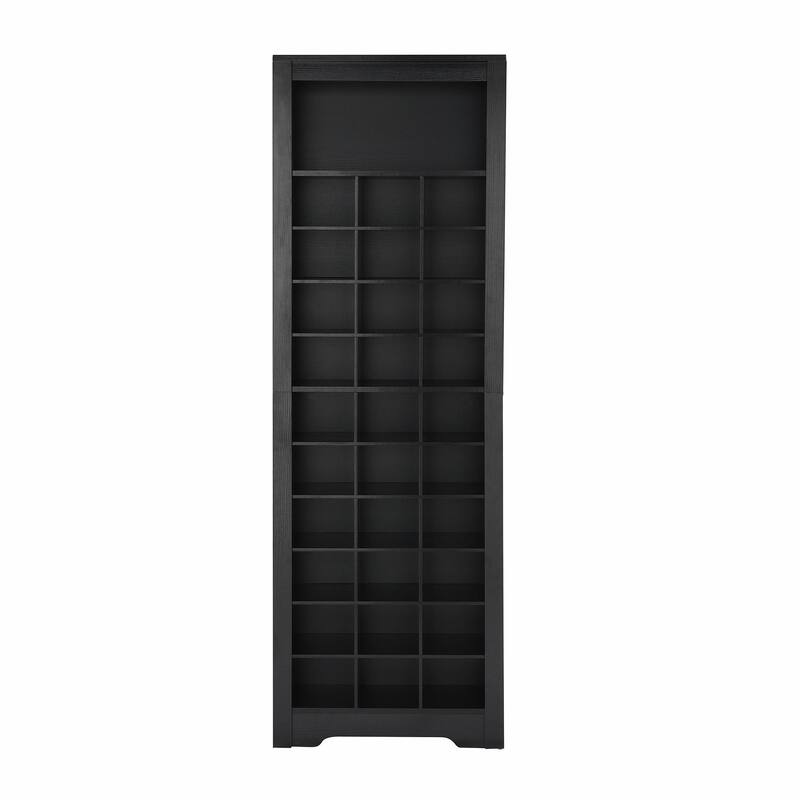 Modern Shoe Cubby Console: Spacious, Free-Standing Storage Cabinet