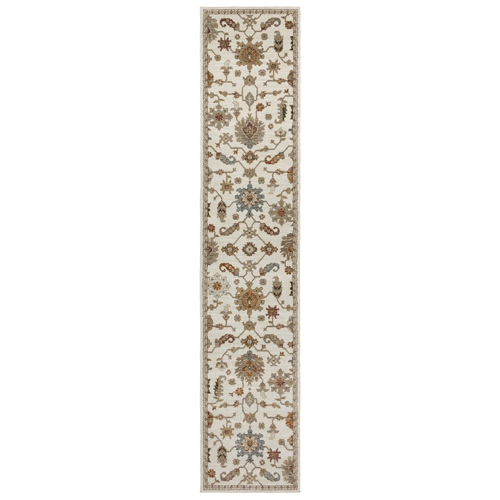 Style Haven Adalynn Persian Inspired Ivory/ Multi Area Rug