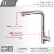 preview thumbnail 6 of 8, STYLISH Pull Down Kitchen Faucet + Soap Dispenser - Stainless Steel Finish