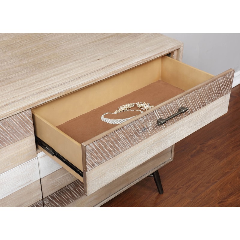 Marlow Platform Bedroom Set Rough Sawn Multi